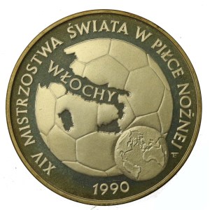 Poľská ľudová republika, 20 000 zlotých, 1989, XIV. majstrovstvá sveta vo futbale – Taliansko 1990 (308)