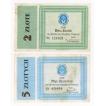 Donations to the Community Assistance Fund, 2 zlote and 5 zlotych. Total: 2 items (791)