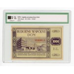 Donation toward the construction of the Party House, 1,000 zlotys, 1948 (807)
