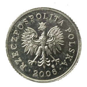 PRÓBA ALUMINIUM, III RP, 10 groszy 2006. Bardzo rzadkie (155)