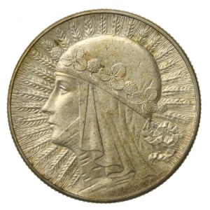 Second Polish Republic, 5 zlotych, 1934, Woman's Head (179)