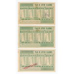 48 Class Lottery, 1946—1st, 2nd, and 3rd grades. 3 items total. (876)