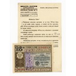 28 Polish State Lottery, 1933, along with a letter from the Safier Brothers lottery office, Kraków (878)