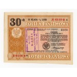 30 Polish State Class Lottery, 1934 (941)