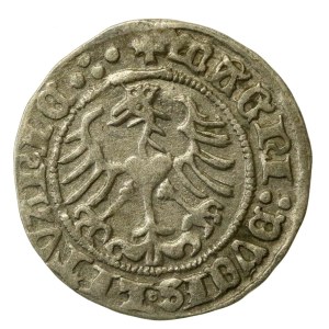 Sigismund I the Old, Half-groschen, 1515, Vilnius. MA(G)NI. Re-struck. Rare (236)