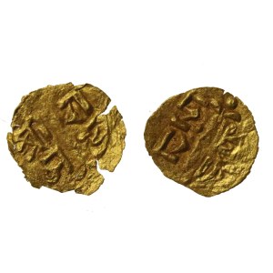 Nepal, 19th-century ladies' set. 2 pieces total. GOLD (353)