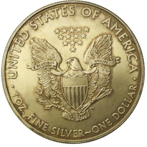 USA, 1 dollar 2010 - American Eagle, 1 oz. Ag 999 (375)