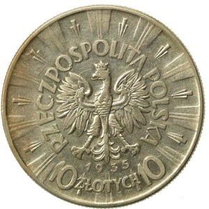 Seconda Repubblica Polacca, 10 zloty 1935 Piłsudski (377)