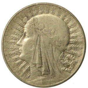 Seconda Repubblica Polacca, 10 zloty 1932 Testa di donna (378)