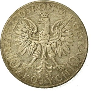 Seconda Repubblica Polacca, 10 zloty 1932 Testa di donna (378)