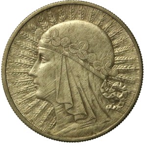 II RP, 10 złotych 1932 Głowa Kobiety b.z. (381)
