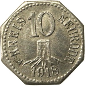 Nowa Ruda / Neurode, 10 pfennigs, 1918 (402)