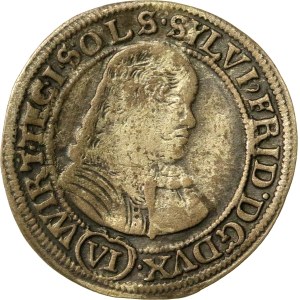 Silesia, Duchy of Oleśnica, Sylvius Frederick, 6 kreuzers, 1674 SP, Oleśnica (431)