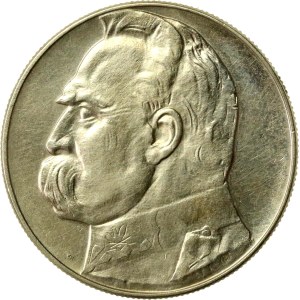 Second Polish Republic, 10 zlotych, 1935, Piłsudski (862)
