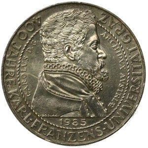 Austria, 500 schillings, 1985, 400th anniversary of the University of Graz (966)