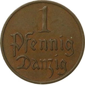 Slobodné mesto Gdaňsk, 1 fenig, 1926 (969)