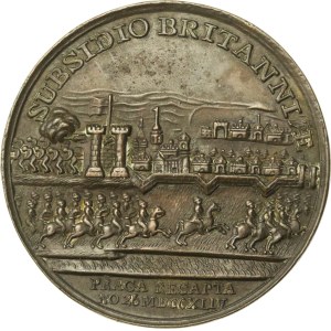 Veľká Británia, medaila „Ústup pruských vojsk z Prahy“, 1744 (973)