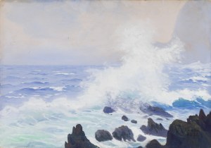 Soter Jaxa-Małachowski (1867 Wolanów pod Odessą - 1952 Kraków), Morskie fale, 1936