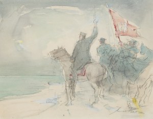 Marian Mokwa (1889 Malary - 1987 Sopot), Zaślubiny Polski z morzem, I poł. XX w.