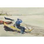 Marian Mokwa (1889, Malary - 1987, Sopot), La plage de Gdynia