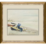 Marian Mokwa (1889, Malary - 1987, Sopot), La plage de Gdynia
