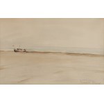 Marian Mokwa (1889, Malary – 1987, Sopot), "Seascape," 1922