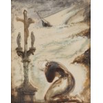 Gustaw Gwozdecki (1880, Warsaw – 1935, Paris), For Those at Sea ("au bord du Suffren"), 1928