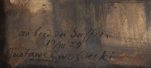 Gustaw Gwozdecki (1880 Warszawa - 1935 Paryż), Za tych na morzu (