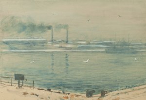 Stefan Szmaj (1893 - 1970 ), Port w Gdyni, 1958