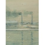 Stefan Szmaj (1893 - 1970), Il porto di Gdynia, 1958