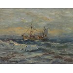 Eugeniusz Dzierżencki (1905, Warsaw – 1990, Sopot), "Fishing Boat"