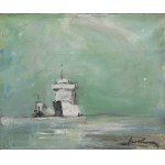 Marian Mokwa (1889, Malary – 1987, Sopot), Seascape