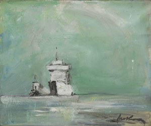 Marian Mokwa (1889 Malary - 1987 Sopot), Pejzaż morski
