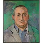 Wojciech Fangor (1922 Warszawa - 2015 tamże) - Portret Andrzeja Wróblewskiego