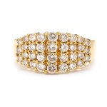 Diamond ring, second half of the 20th century
