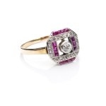 Art Deco ring from the 1940s