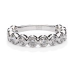A diamond wedding band from the early 21st century