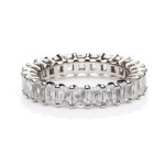 Diamond wedding band, late 20th century