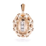 Diamond pendant, second half of the 20th century, Warsaw