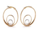 Diamond earrings, early 21st century, Ponte Vecchio Gioielli, Italy