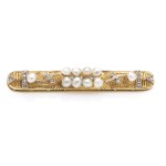 A brooch with pearls and rosettes from the 1920s–1930s