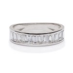 Diamond wedding band, early 21st century