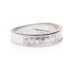 Diamond wedding band, early 21st century