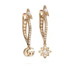 Earrings from the "Flora" collection, early 21st century, Gucci, Italy