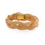 Gold bracelet, second half of the 20th century, Italy