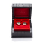 Men's cufflinks from the early 21st century, Omega, Switzerland