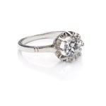 Diamond ring from the 1940s, Paris