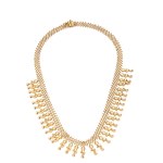 Gold necklace, second half of the 20th century, Warsaw
