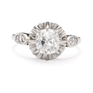 Diamond ring from the 1920s–1930s, Paris