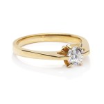 Diamond ring, second half of the 20th century, USSR